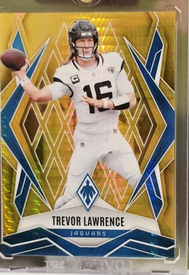 2025 Panini Phoenix NFL  #15 Trevor Lawrence Gold Hyper 04/10   