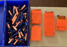 NERF N-Strike Elite Darts, 4 Magazines & Stor...