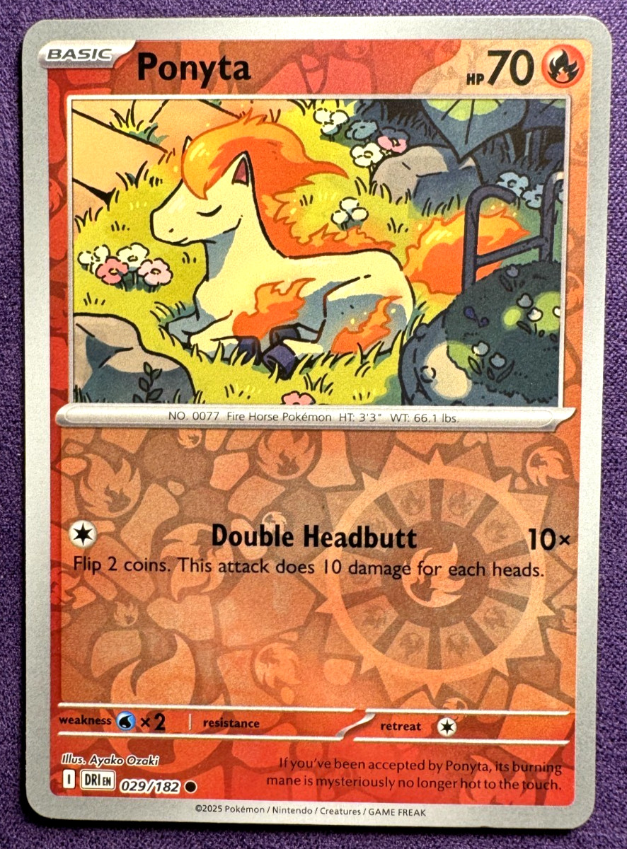 Ponyta 29/182 | Sv10: Destined Rivals | Reverse Holo | Pokemon
