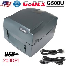GODEX G500U 203dpi USB Thermal Transfer Direct Thermal Lable Barcode Printer