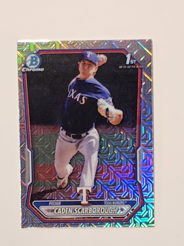 CADEN SCARBOROUGH 2026 1ST BOWMAN CHROME MOJO REFRACTOR #BCP-17