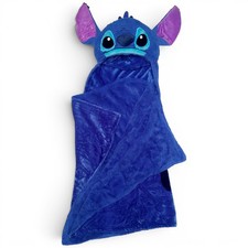 Disney Lilo Stitch Hooded Soft Extra Thick Plush Blanket 46 X 50