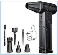 Electric Air Duster, 300000RPM 4-Gear Adjustable Compressed Air Duster NEW 