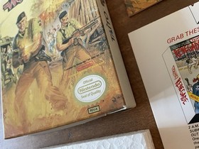 Operation Wolf Caja y Manuales NES Nintendo - SIN JUEGO - &iexcl;Aut&eacute;ntico!