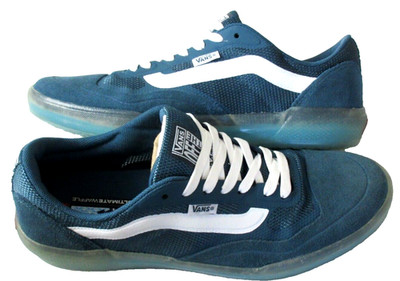 Vans Men's Ave Anthony Van Engelen Skate shoes Teal Blue Green size 8 NIB