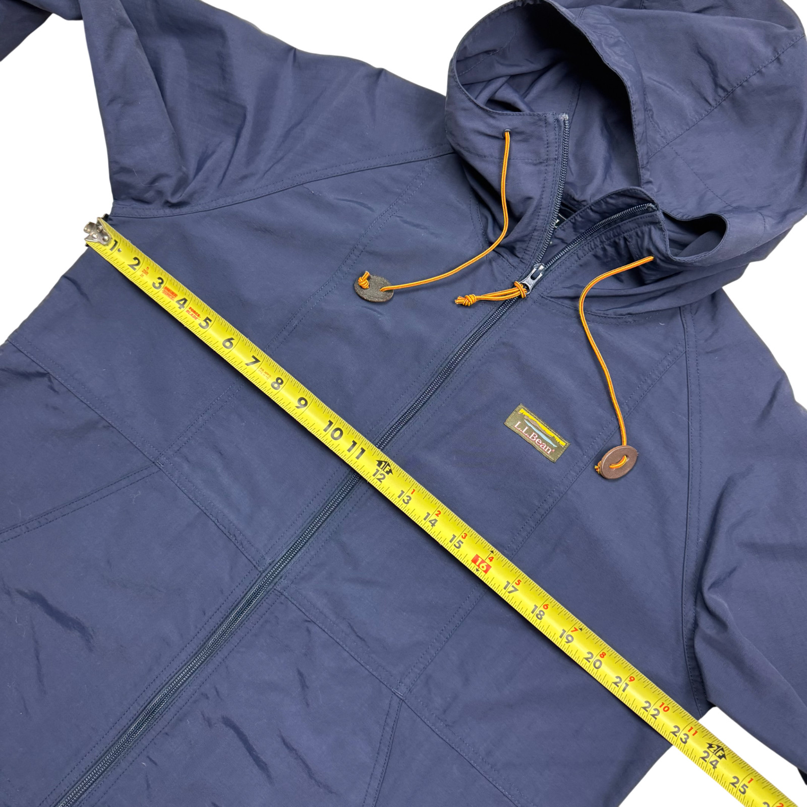 LL Bean Women's Mountain Classic Full Zip Jacket Navy Blue Size L