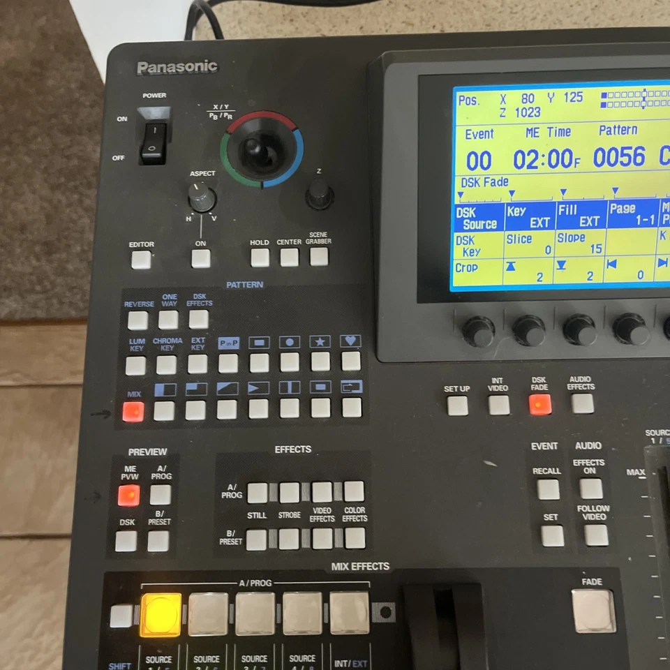 Panasonic AG-MX70P Digital Audio-Video Mixer 8-IN Video Switcher - NO Power Cord - Image 2 of 4