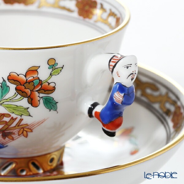 ①　ヘレンド　ヌードルワーク　プレート Herend Chinoiserie Chinese hobby Zhejiang KG 03371-0-21
