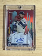 2025 Topps Finest Autographs Red Refractor FA-RR River Ryan (RC)  1/5.