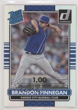 2015 Panini Donruss Rated Rookie Stat Line Career /100 Brandon Finnegan #40 0w7