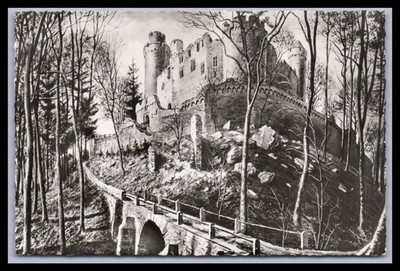 Ansichtskarte Bensheim - Auerbach an der Bergstraße / Auerbacher Schloss