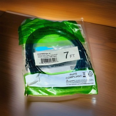 CAT5E Ethernet Cable 7  Black