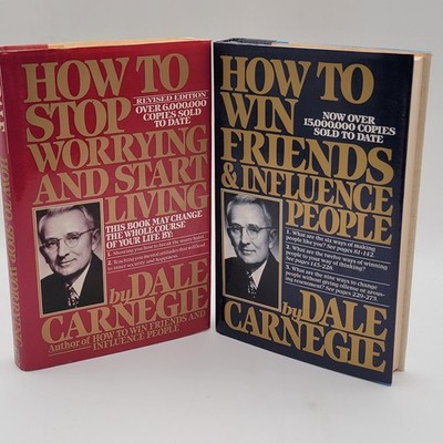 Dale Carnegie How to Win Friends & Influence People Set Hardcover 1980s Good