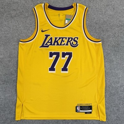 Nike Luka Doncic #77 Lakers Swingman Jersey Mens XL 52 NBA Icon
