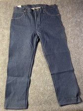 NWT Vintage Wrangler 13MWZ Cowboy Cut Denim Jeans Original Fit 36X29