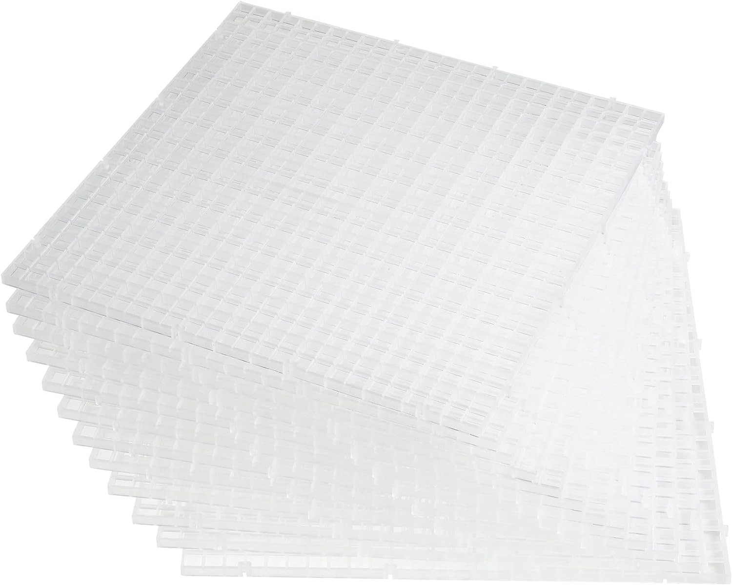 ALEGI 12-Piece Black Plastic Egg Crate Aquarium Divider for Fish Tanks