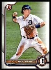 2022 Bowman Prospects Izaac Pacheco Detroit Tigers #BP-106