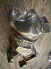 Vintage Mack Truck Fender Mirror Emblem Left-facing Bull Dog — photo 3