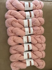 Valley Yarns Huntington Sock Yarn #39 Blush Superwash  Merino Nylon-NWT-8 Hanks