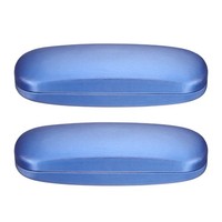 2 StüCk Brillenetui Aus Pu-Leder, Blau