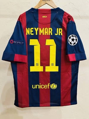 Neymar Jr. FC Barcelona UEFA Champions League Final 2014/15 Home Kit