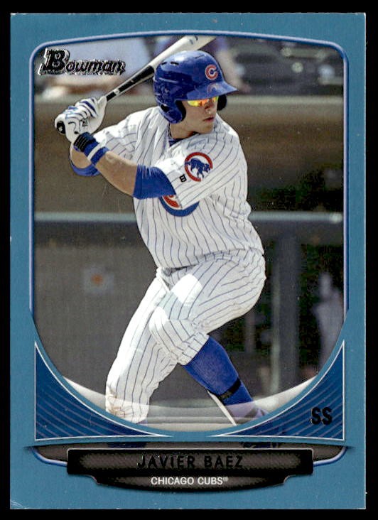 2013 Bowman Draft Picks & Prospects #TP-27 Javier Baez Top Prospects Blue #/500