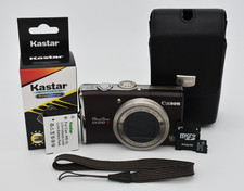 Canon PowerShot SX200 IS Black Compact Digital Camera 12.1MP Bundle - TESTED  