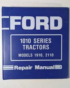 Ford Tractor 1910 2110 Service Repair Manual in original binder Plus 1910 Op Man