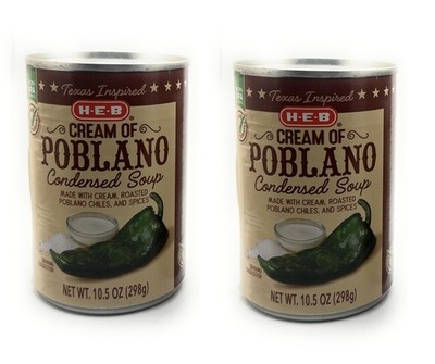 HEB Condensed Cream Soup 10.5oz - 2 cans (Cream of 5.25 Ounce (Pack 2)