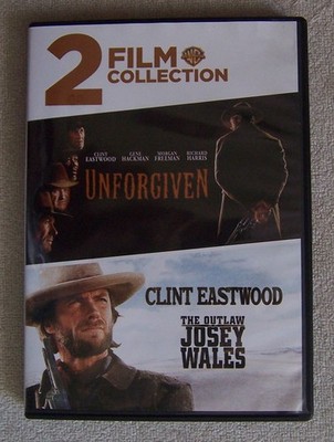 Unforgiven / the Outlaw Josey Wales (DVD, 2018) 2 Disc Set Very Good Condition