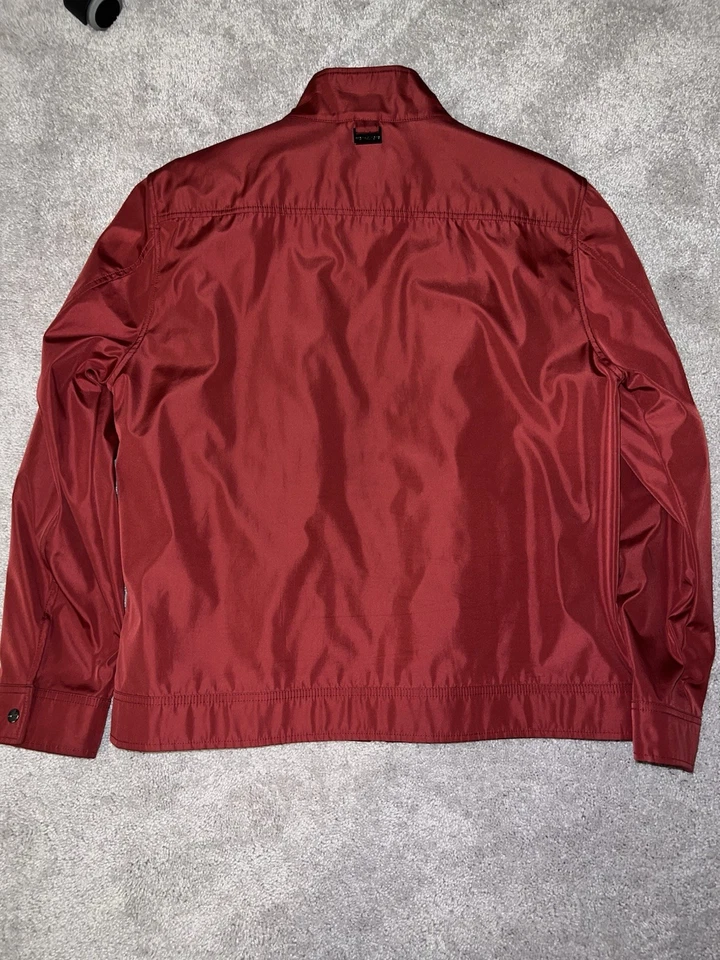 Chaqueta Michael Kors Roja 3 en 1 con Chaleco Extraíble, Bolsillos, Doble Cremallera Talla L Foto 4 de 4