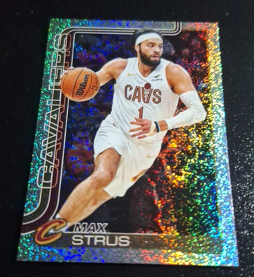 2025-26 TOPPS BASKETBALL SANDGLITTER PARALLEL SP #84 MAX STRUS CAVALIERS NRMT-MT