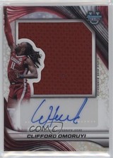 2024-25 Bowman U Best Prospect Jumbo Relic Clifford Omoruyi #PJRA-CO Auto 1co7