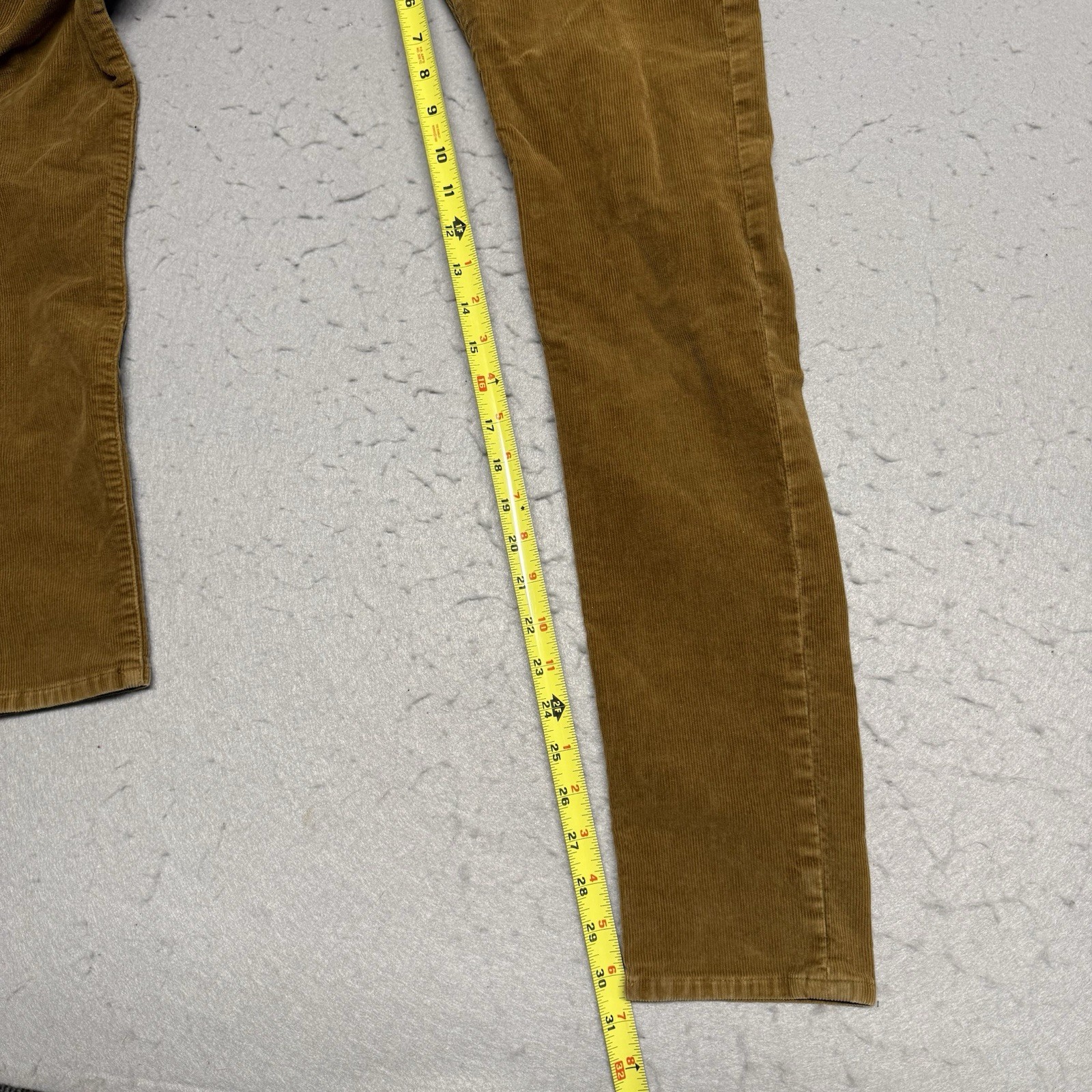 Patagonia Womens Organic Cotton Corduroy Pants Size 28 Tan Straight Leg thumbnail 4