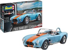 Revell 1:24 Scale '65 Shelby Cobra 427 Unbuilt Plastic Model Kit with Details