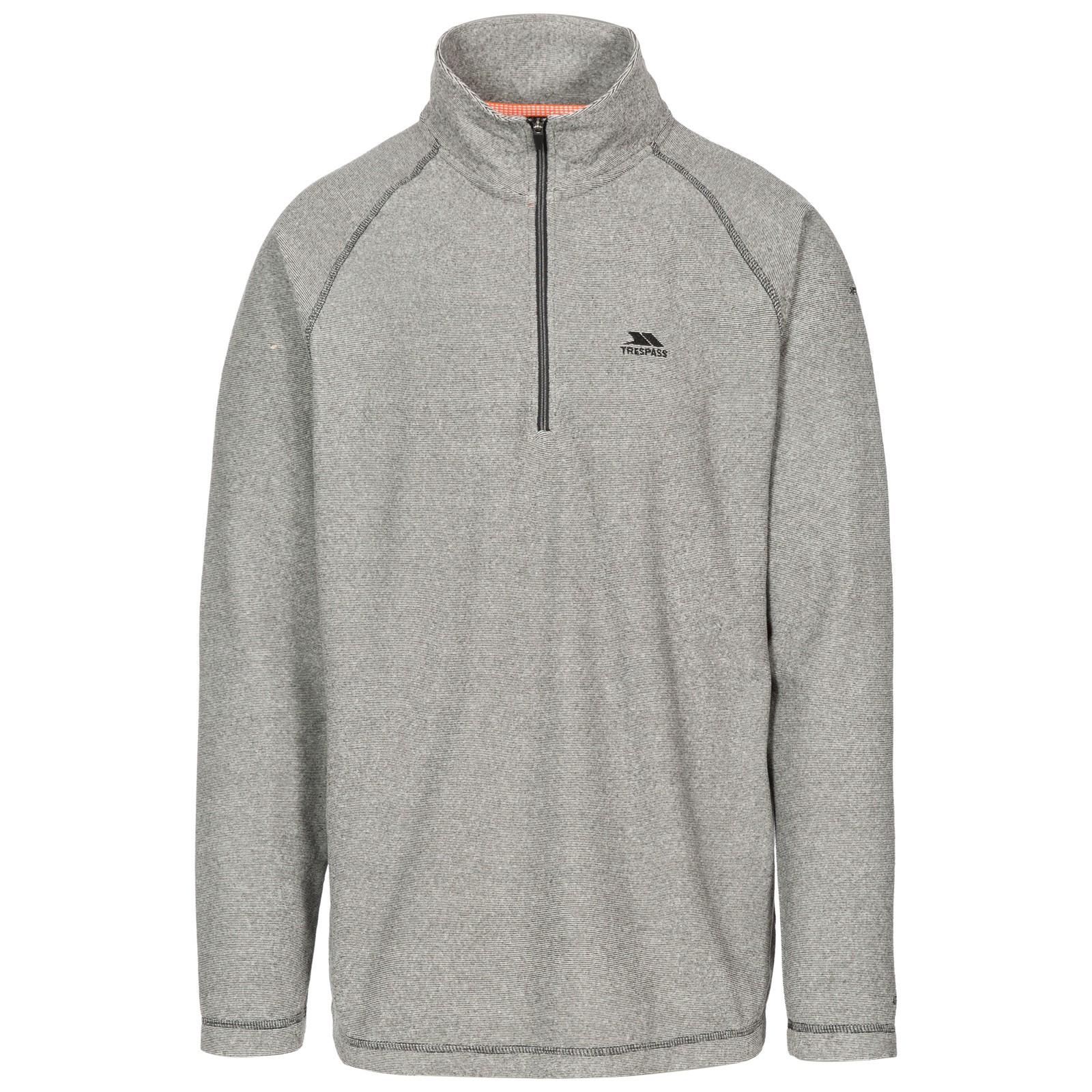 Pullover de microfleece a rayas Trespass para hombre 1/2 cuello cremallera polar - Keynote