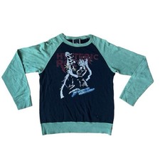 Hysteric Glamour Rock Graphic Cotton Jersey Crew Neck Sweatshirt Black Green
