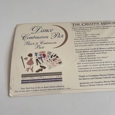 New Creative Memories Dance Combination Pack Scrapbook Stickers