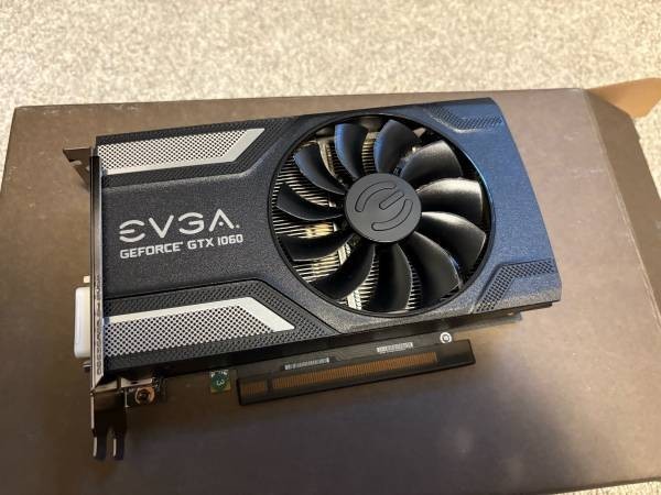 EVGA NVIDIA GeForce GTX 1060 6GB GDDR5 Graphics Card, Single Fan, 6Pin