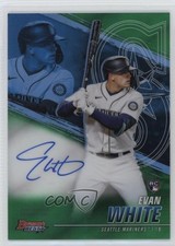 2021 Bowman's Best of 2021 Green Refractor 43/99 Evan White #B21-EW Auto 0v0