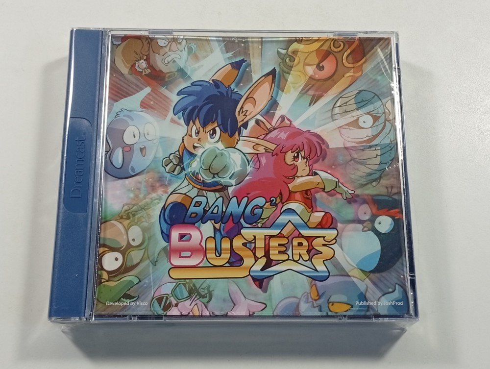 Bang 2 Busters Dreamcast neuf version PAL Euro pour collectionneur de retro