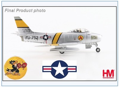 HA4328 F-86E Sabre USAF 334th FIS Südkorea 1952,Hobbymaster 1:72 NEU 11/25