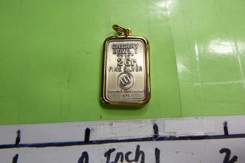 2 GRAMS 1984 CHERRY BOWL I BUICK MICHIGAN STATE SPARTANS SIMMONS 999 SILVER BAR