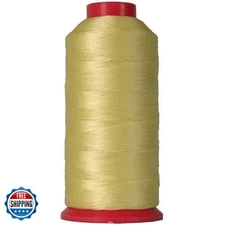 Threadart Heavy Duty Bonded Nylon Thread - 1650 yards (1500m) - Coated No Unr
