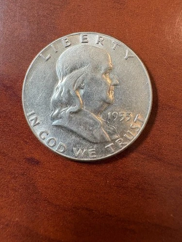 1955 Franklin 90% Silver Half Dollar in AU Condition US Silver