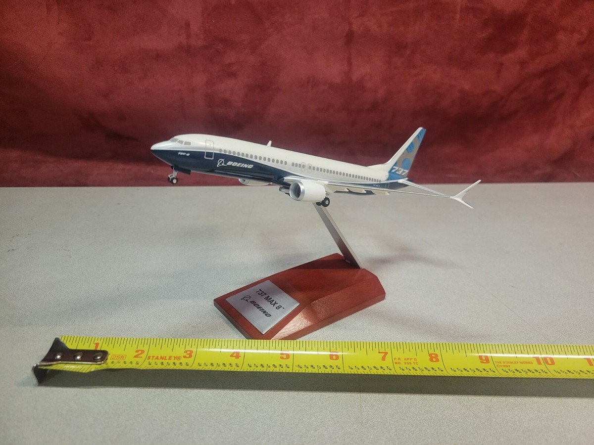 Hogan Boeing 737 Max 8 Desk Top Display Jet Model Airplane | eBay
