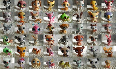 petshop pet shop LPS rare dog cat european collary dachshund dog european cat