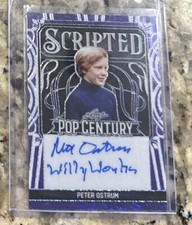 2024 Leaf Metal  Pop Century Peter Ostrum Purple Shimmer Auto 3/8 “Willy Wonka”
