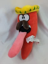 Good Stuff Hot Pepper Plush Sombrero 8 Inch Tongue Stuffed Animal Toy