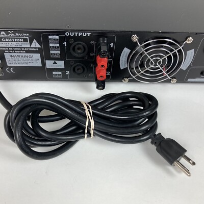 Phonic Max 1500 Professional Power Amplifier Working Well Cosmetic